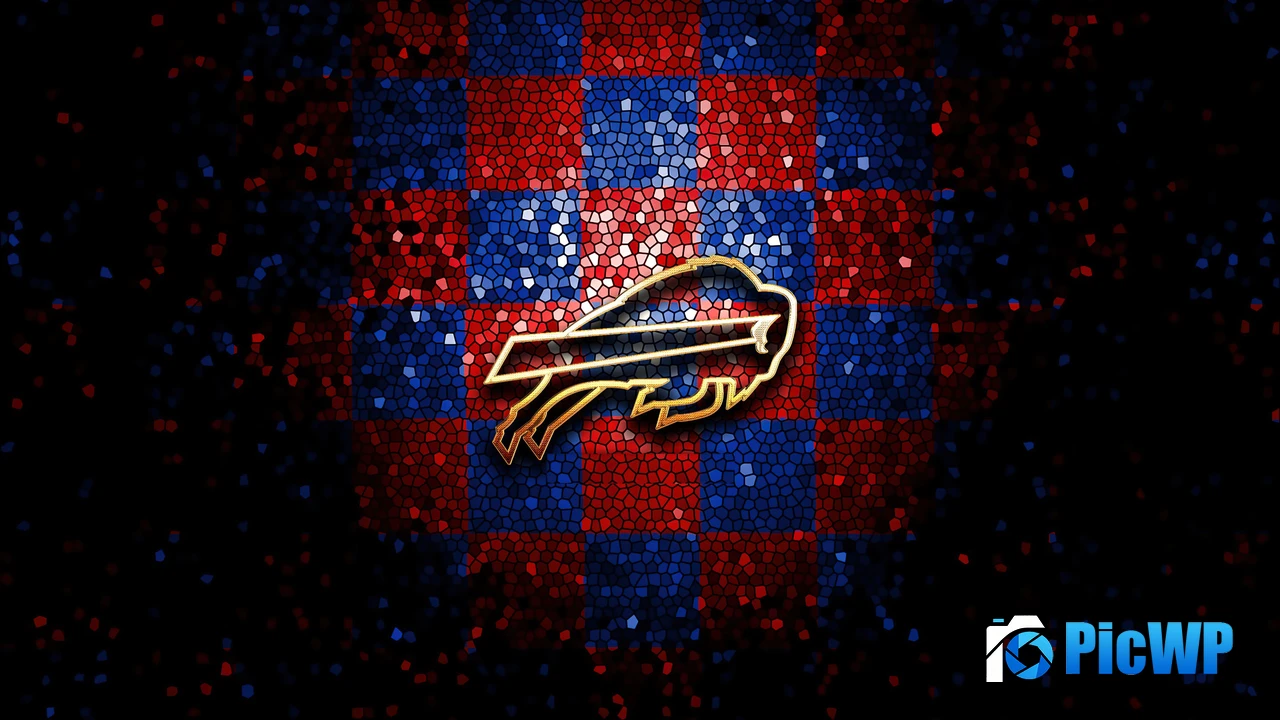 Buffalo Bills Mosaic 4K PC Wallpaper