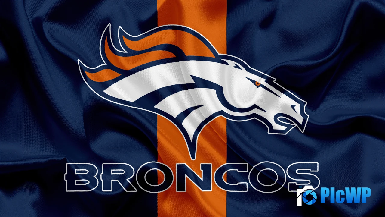 Denver Broncos Flag 4K PC Wallpaper