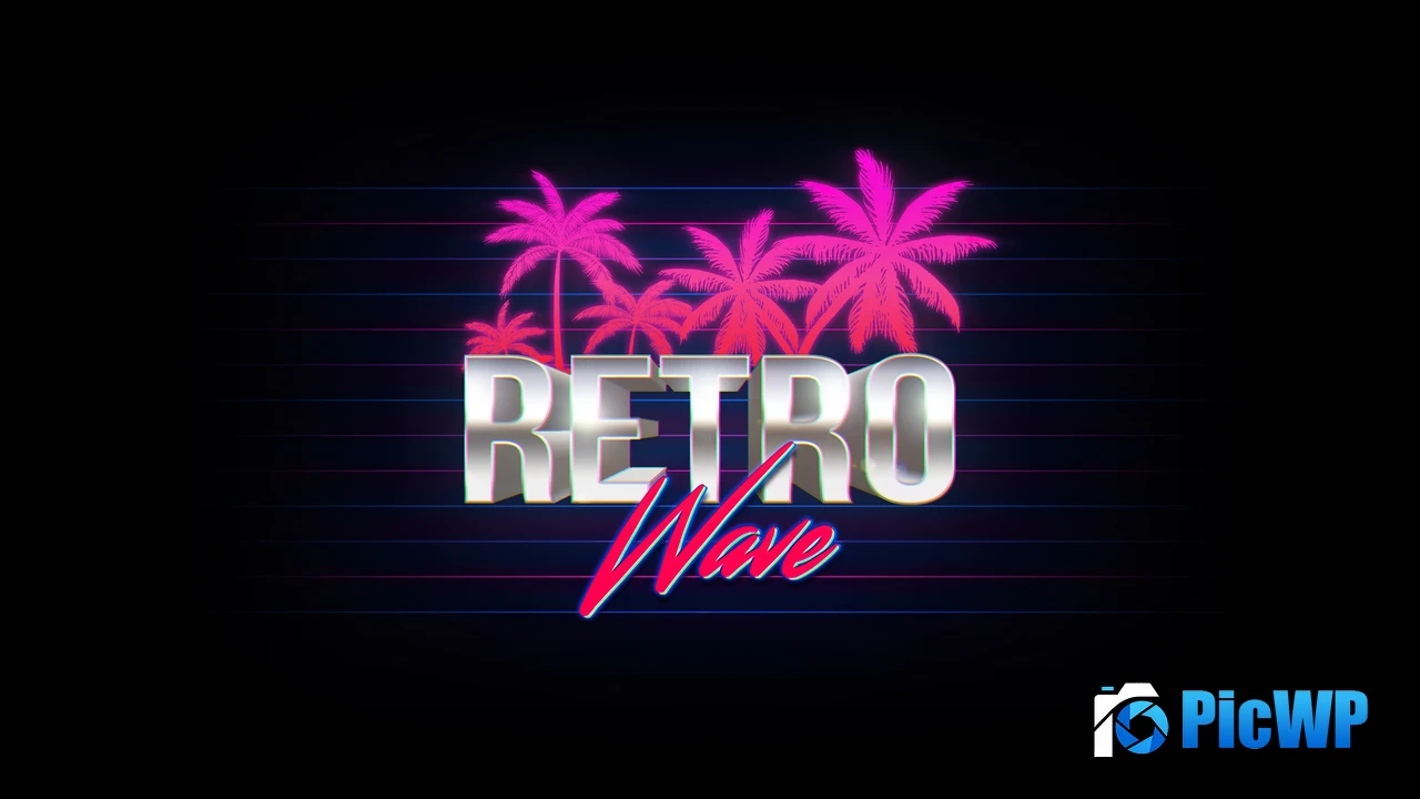 Retrowave AMOLED 4K PC Wallpaper