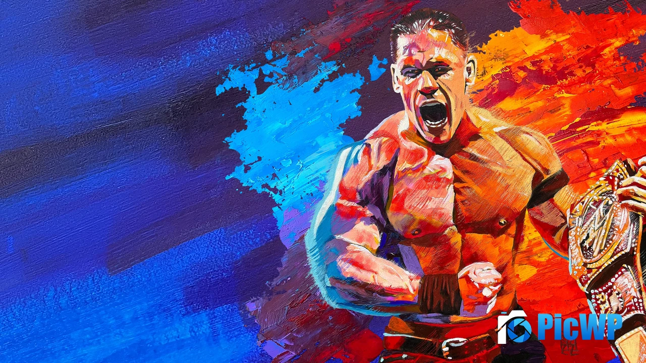 John Cena WWE 2K23 4K PC Wallpaper