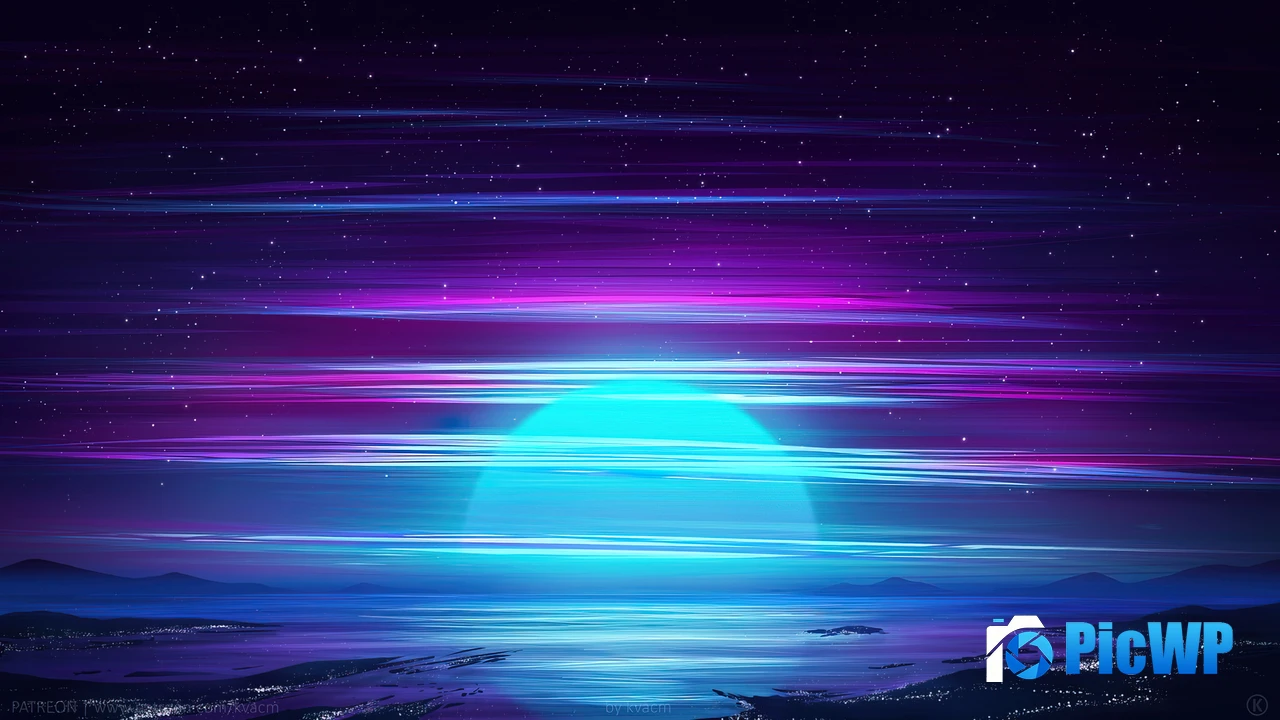 Midnight Vaporwave 4K PC Wallpaper