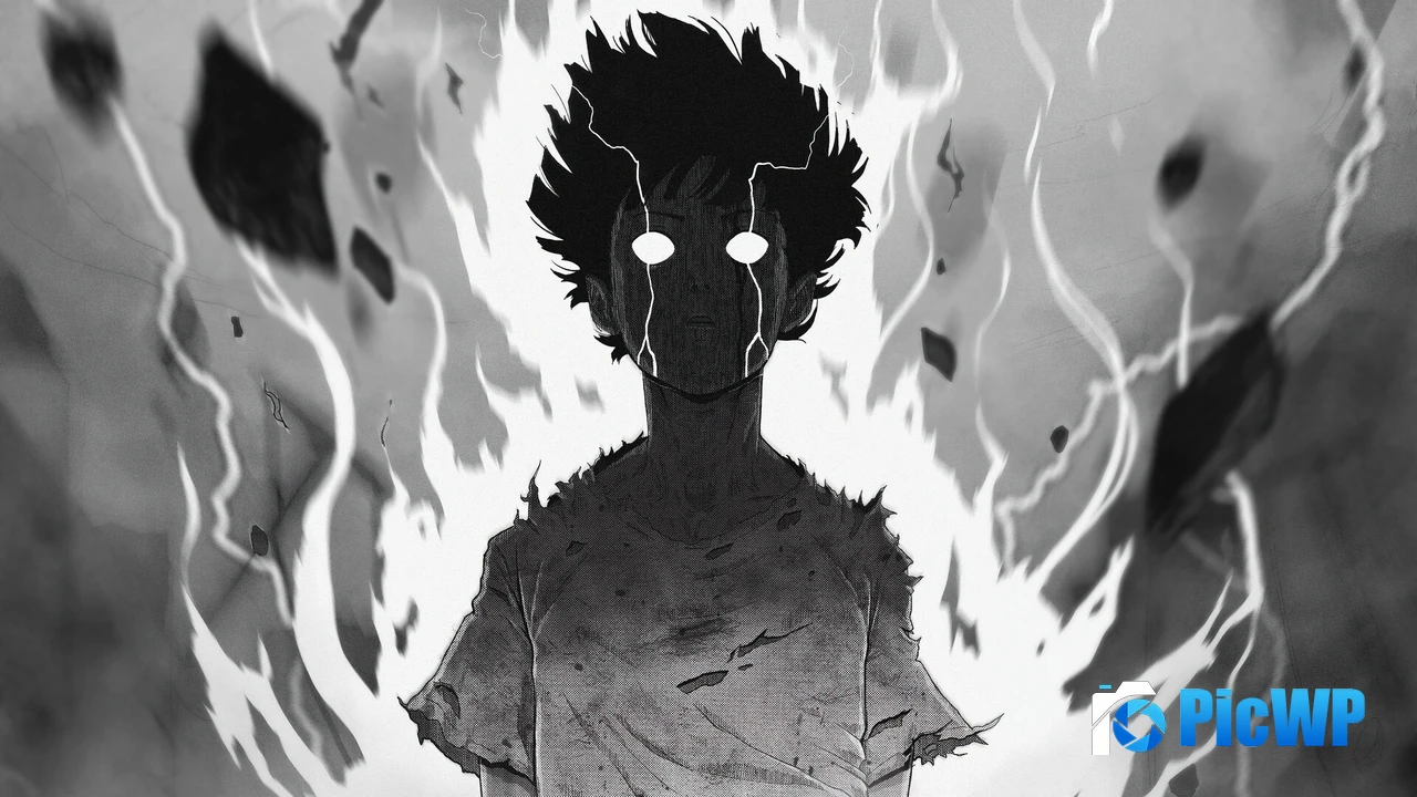 Shigeo Kageyama Rage 4K PC Wallpaper