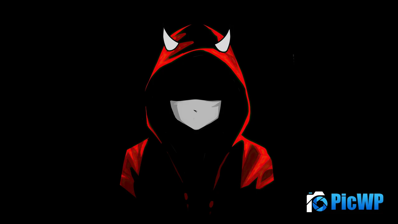 Devil Hooded Man 4K PC Wallpaper