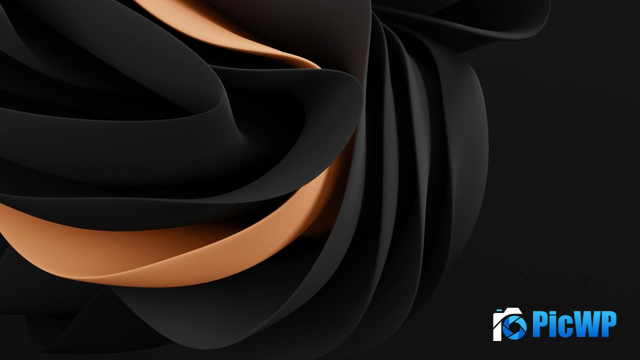 Black abstract Dark background 4K PC Wallpaper