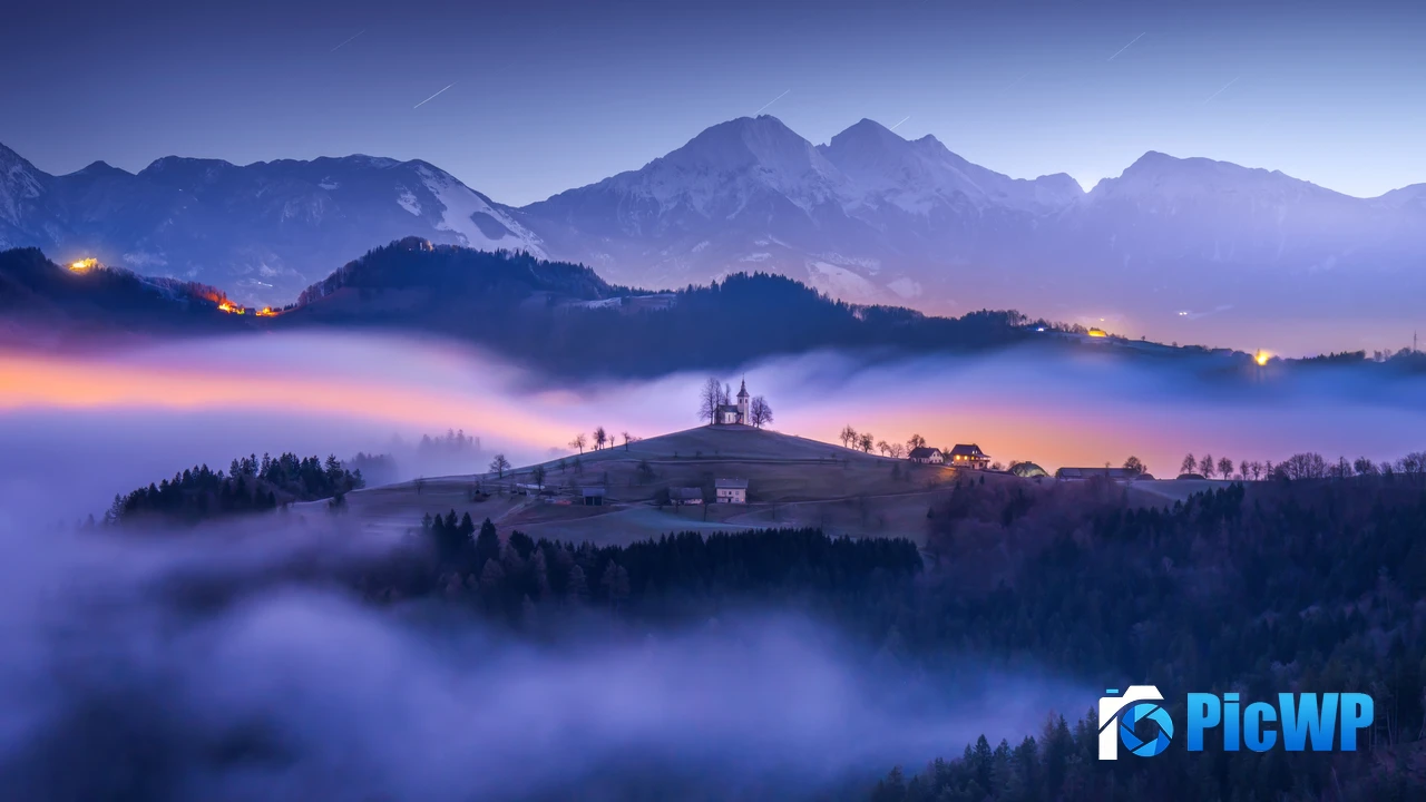 Slovenia Hilltop 4K PC Wallpaper
