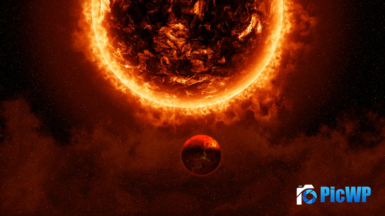 Burning Sun 4K PC Wallpaper