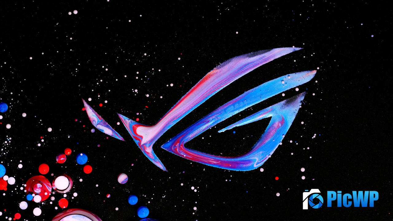 ASUS ROG Colorful logo 4K PC Wallpaper