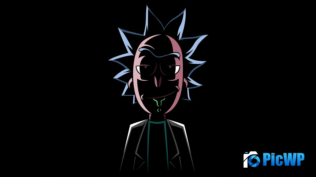 Rick Sanchez AMOLED 4K PC Wallpaper