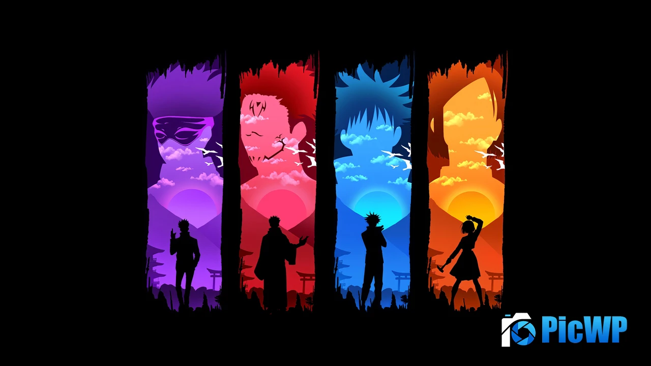 Jujutsu Kaisen AMOLED 4K PC Wallpaper