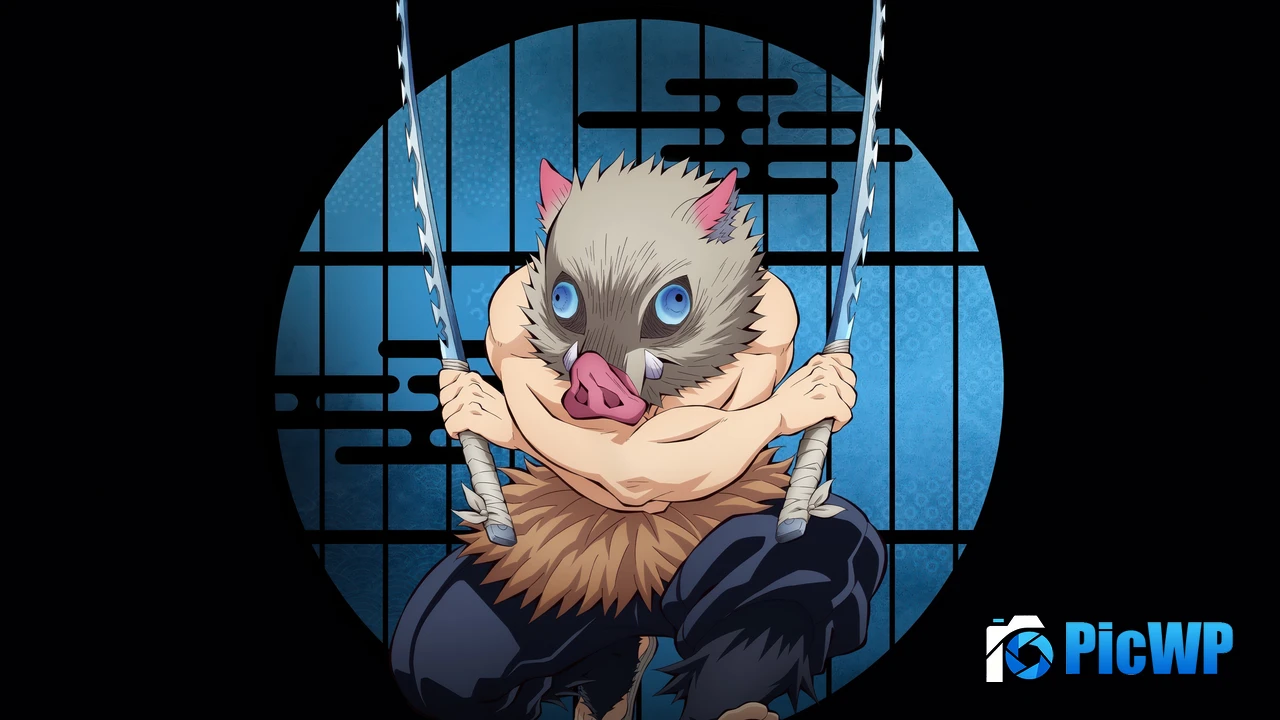 Inosuke Hashibira - Infinity Castle 4K PC Wallpaper
