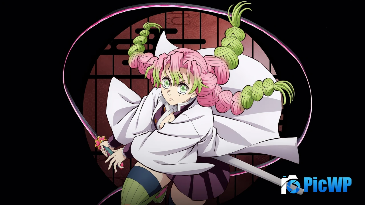 Mitsuri Kanroji - Infinity Castle 4K PC Wallpaper