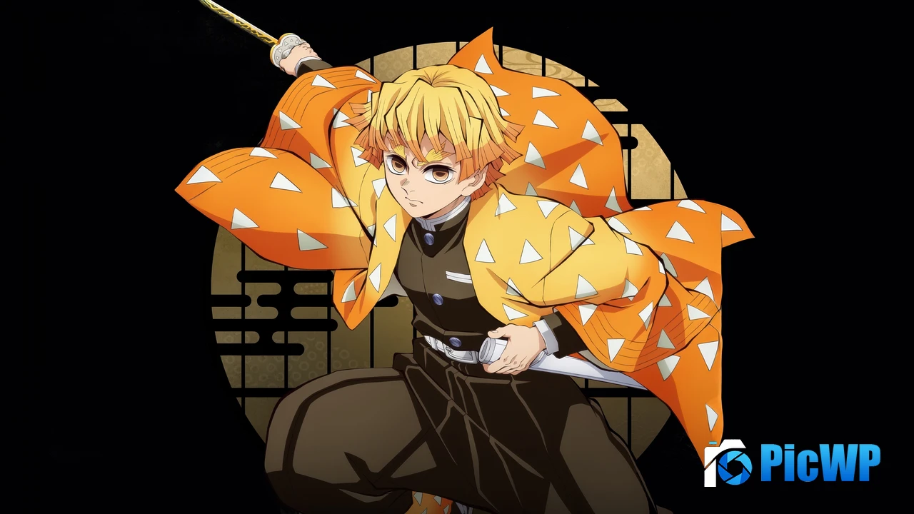 Zenitsu Agatsuma - Infinity Castle 4K PC Wallpaper