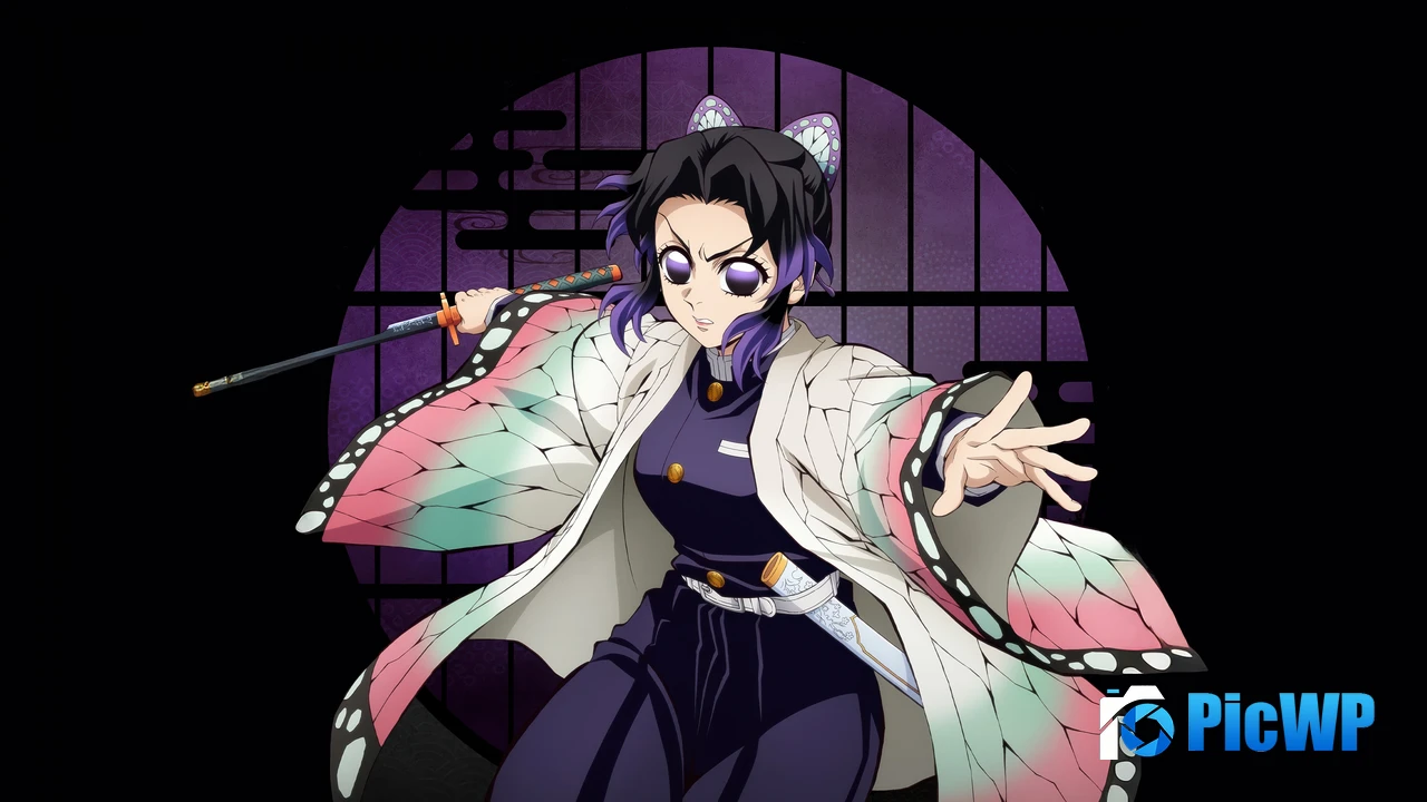 Shinobu Kocho - Infinity Castle 4K PC Wallpaper