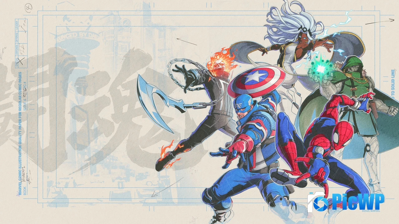 Marvel Tokon: Fighting Souls Key Art 4K PC Wallpaper