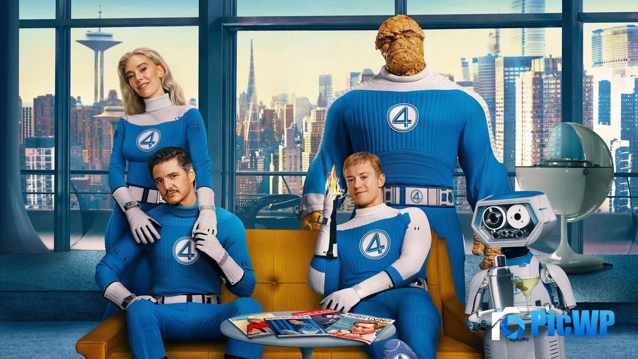 The Fantastic Four: First Steps Character poster 4K PC Wallpaper