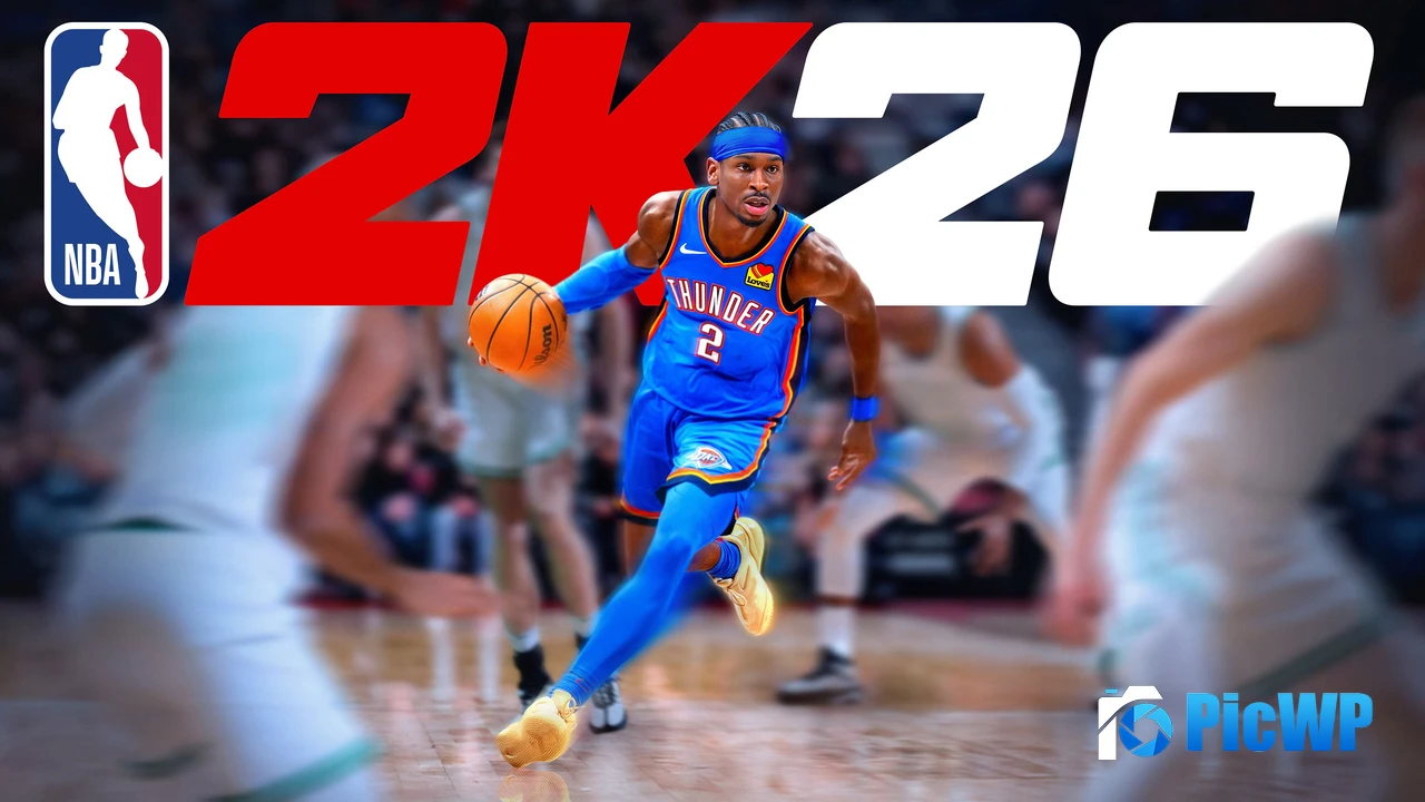 NBA 2026 Shai Gilgeous-Alexander 4K PC Wallpaper