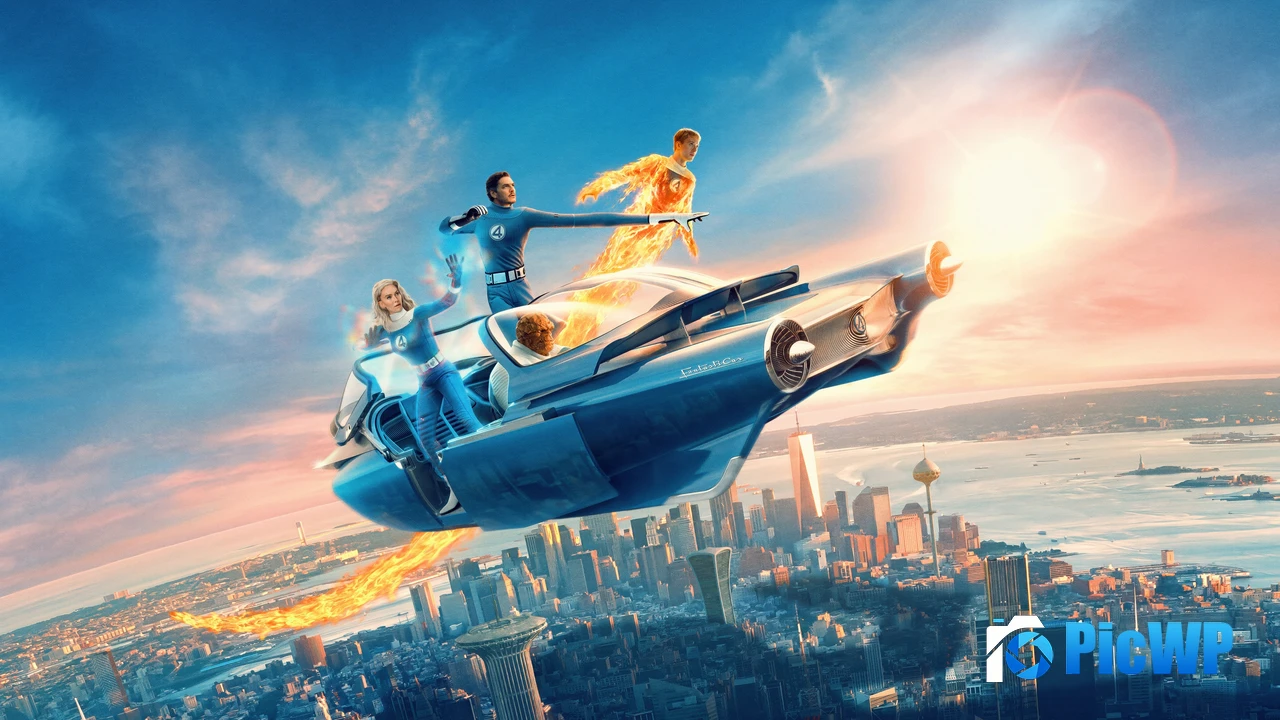 The Fantastic Four: First Steps Movie poster 4K PC Wallpaper