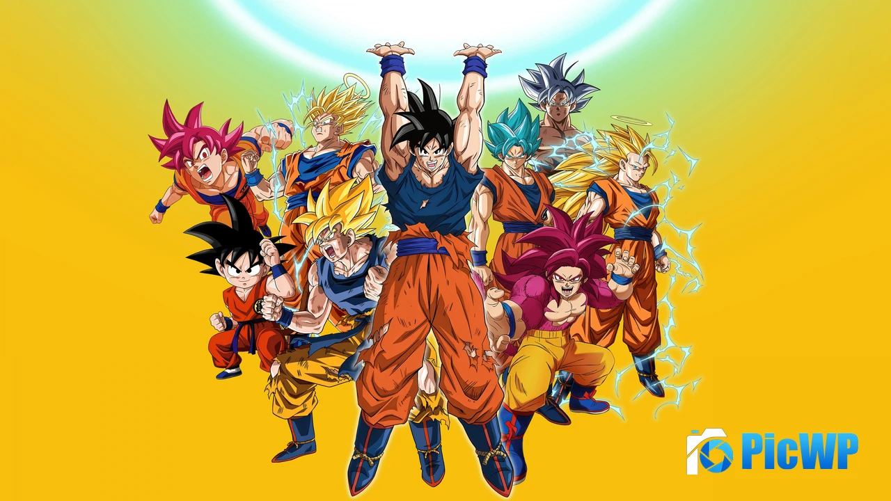 Dragon Ball Super Anniversary Edition 4K PC Wallpaper