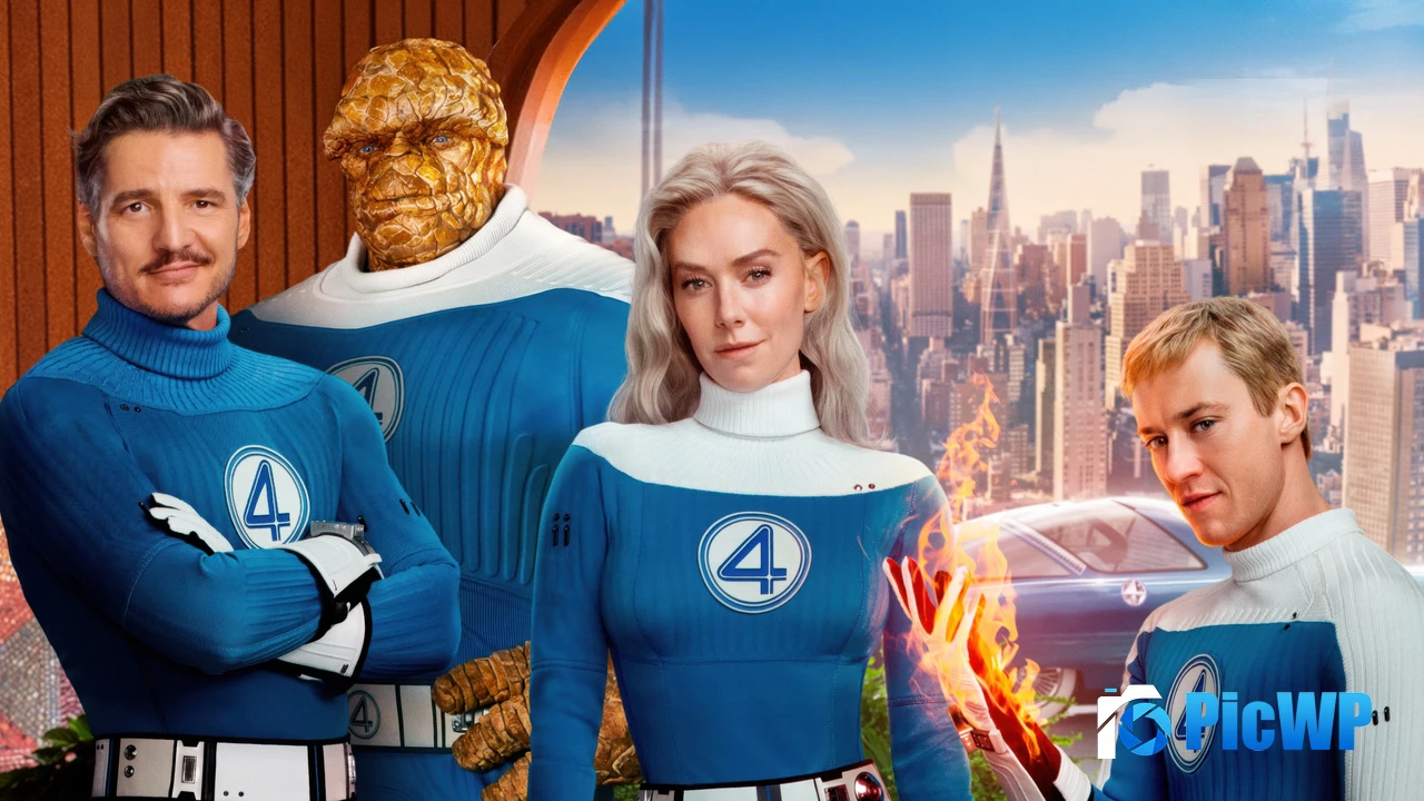 The Fantastic Four: First Steps Poster 4K PC Wallpaper