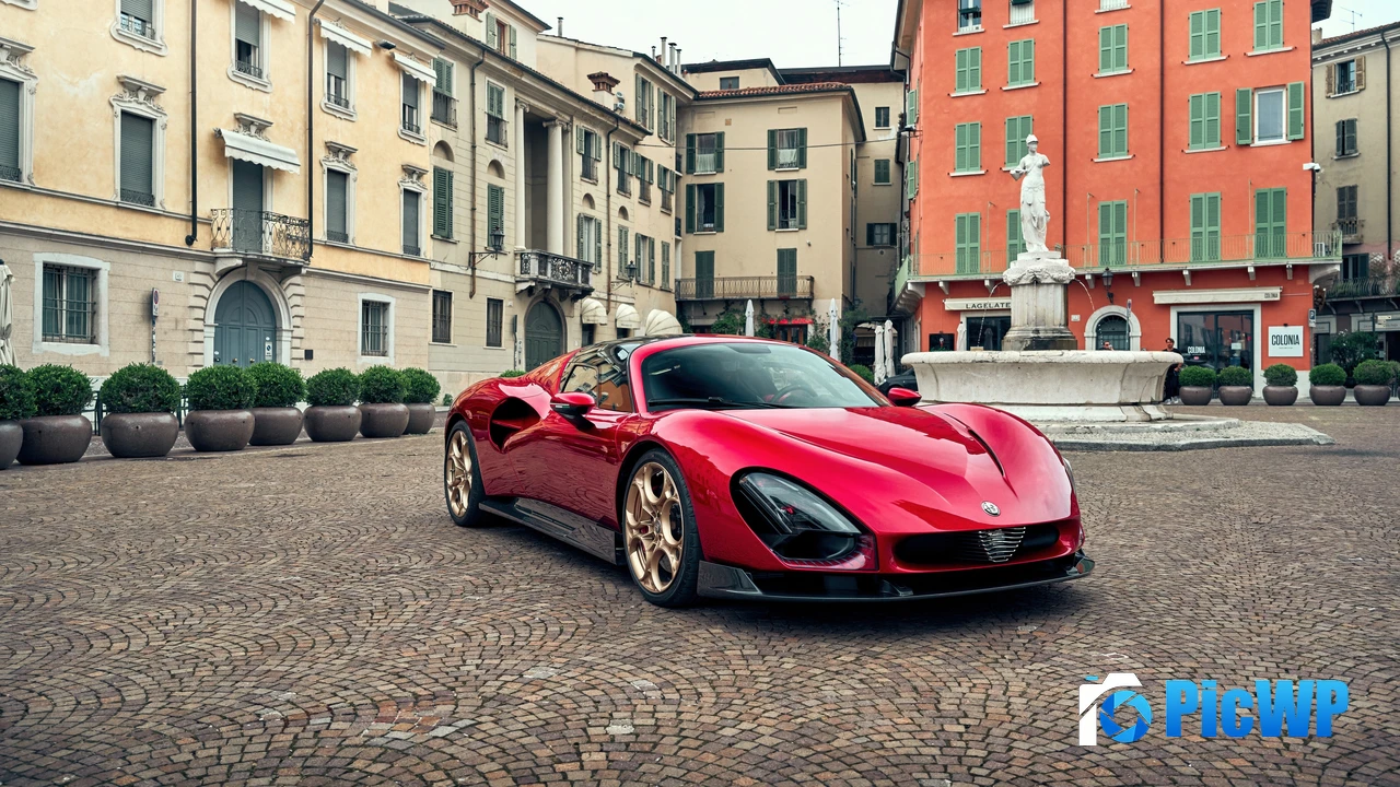 Alfa Romeo 33 Stradale Italy 4K PC Wallpaper