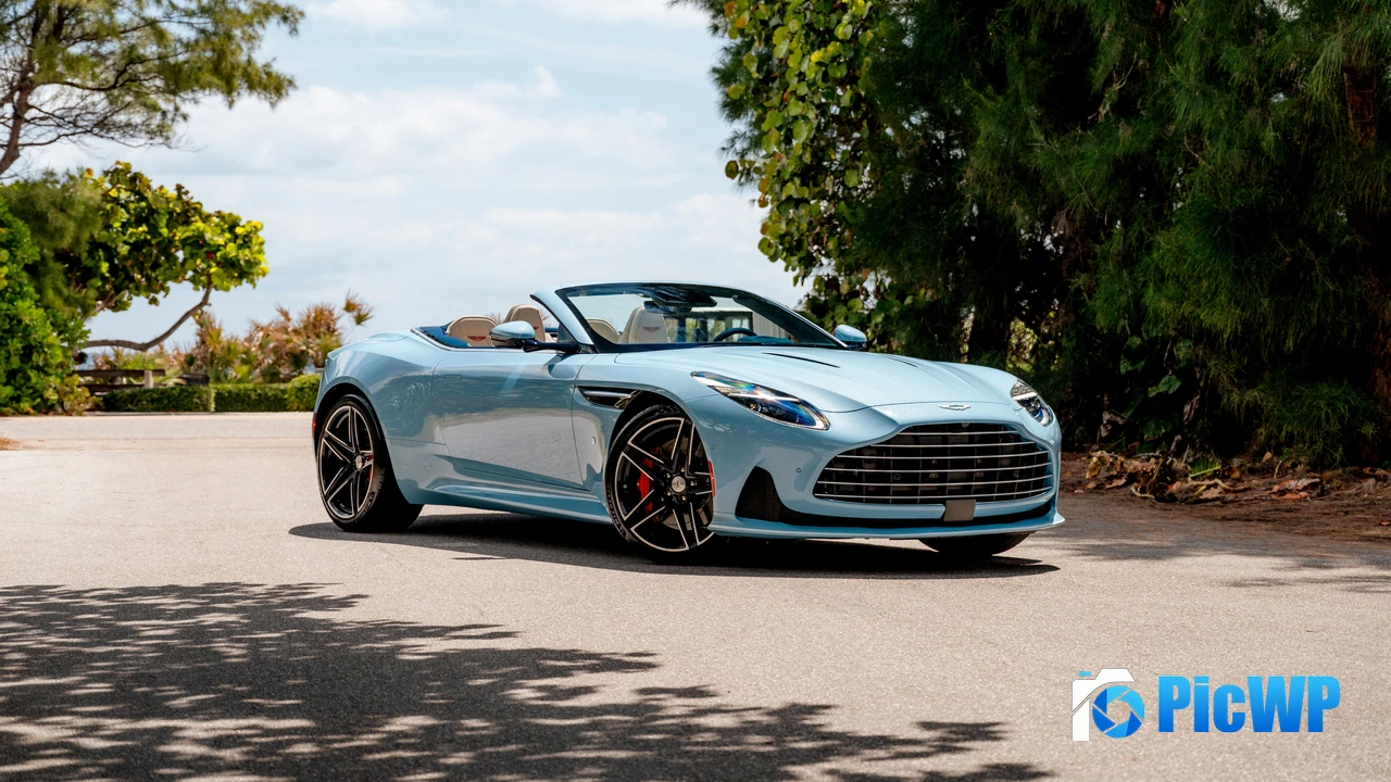 Aston Martin DB12 Volante Palm Beach Edition 4K PC Wallpaper