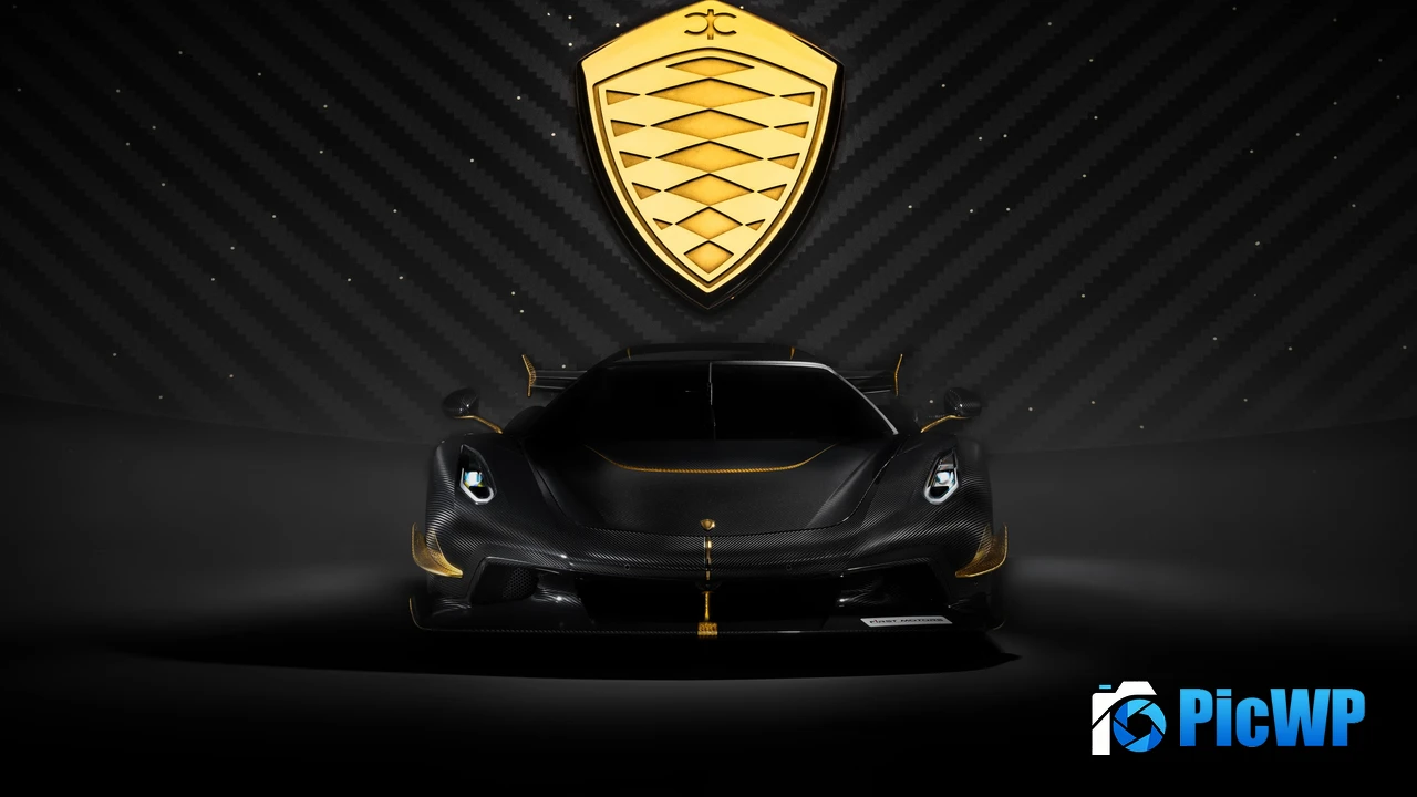 Koenigsegg Jesko Dark aesthetic 4K PC Wallpaper