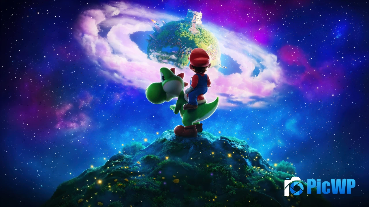 Yoshi Mario 4K PC Wallpaper