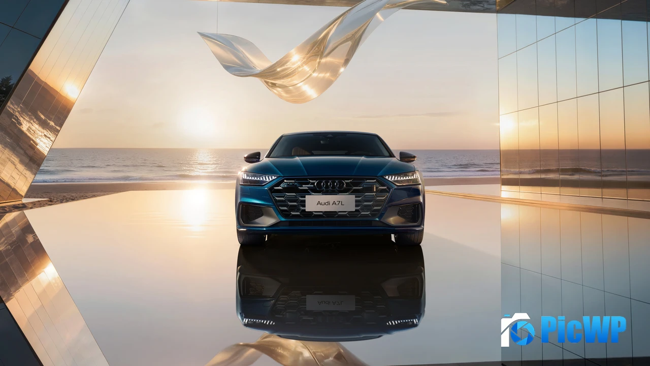 Audi A7L 55 TFSI quattro S line 4K PC Wallpaper