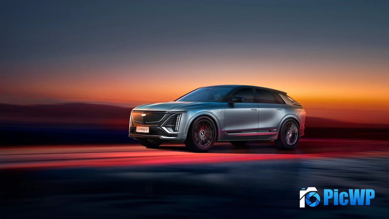 Cadillac Lyriq-V 2025 4K PC Wallpaper