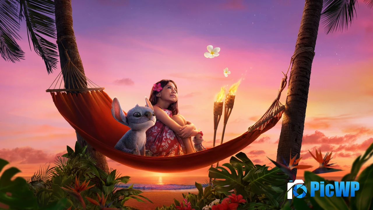 Liloamp Stitch Poster 4K PC Wallpaper