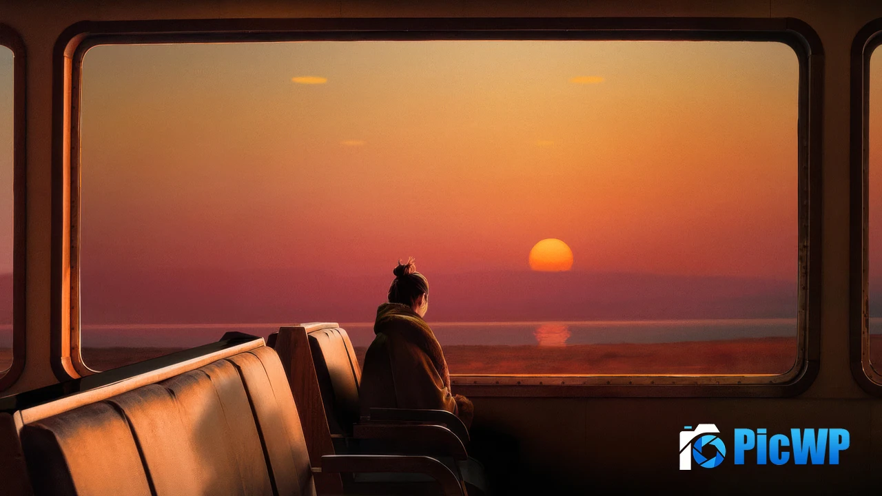 Lonely Train journey 4K PC Wallpaper