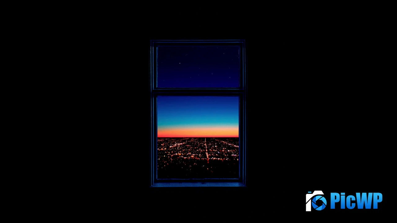 Dark aesthetic City night 4K PC Wallpaper