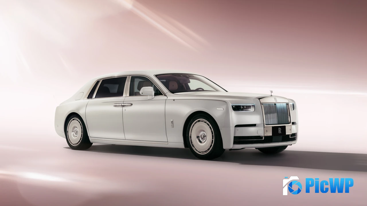 Rolls-Royce Phantom EWB Cherry Blossom 2025 4K PC Wallpaper