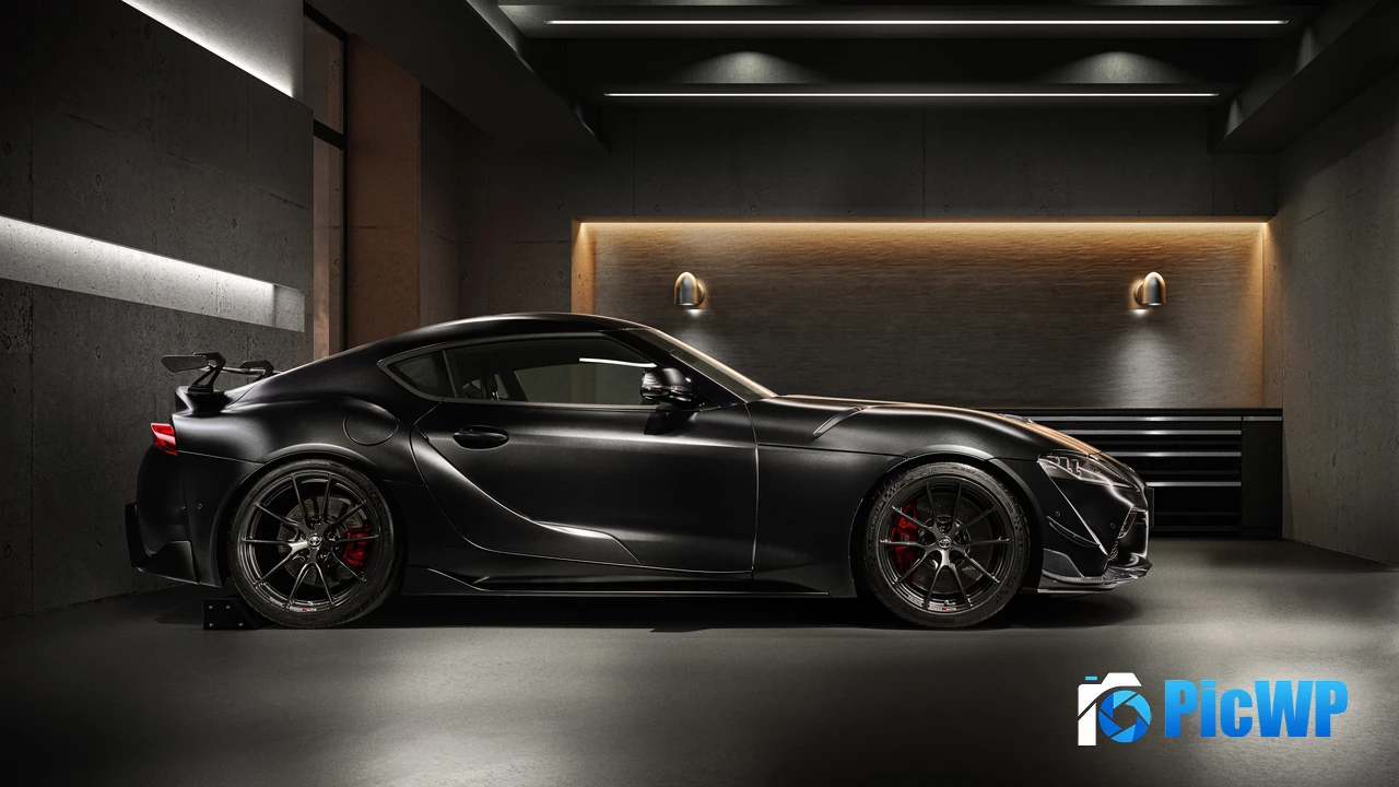 Toyota GR Supra A90 Studio 4K PC Wallpaper