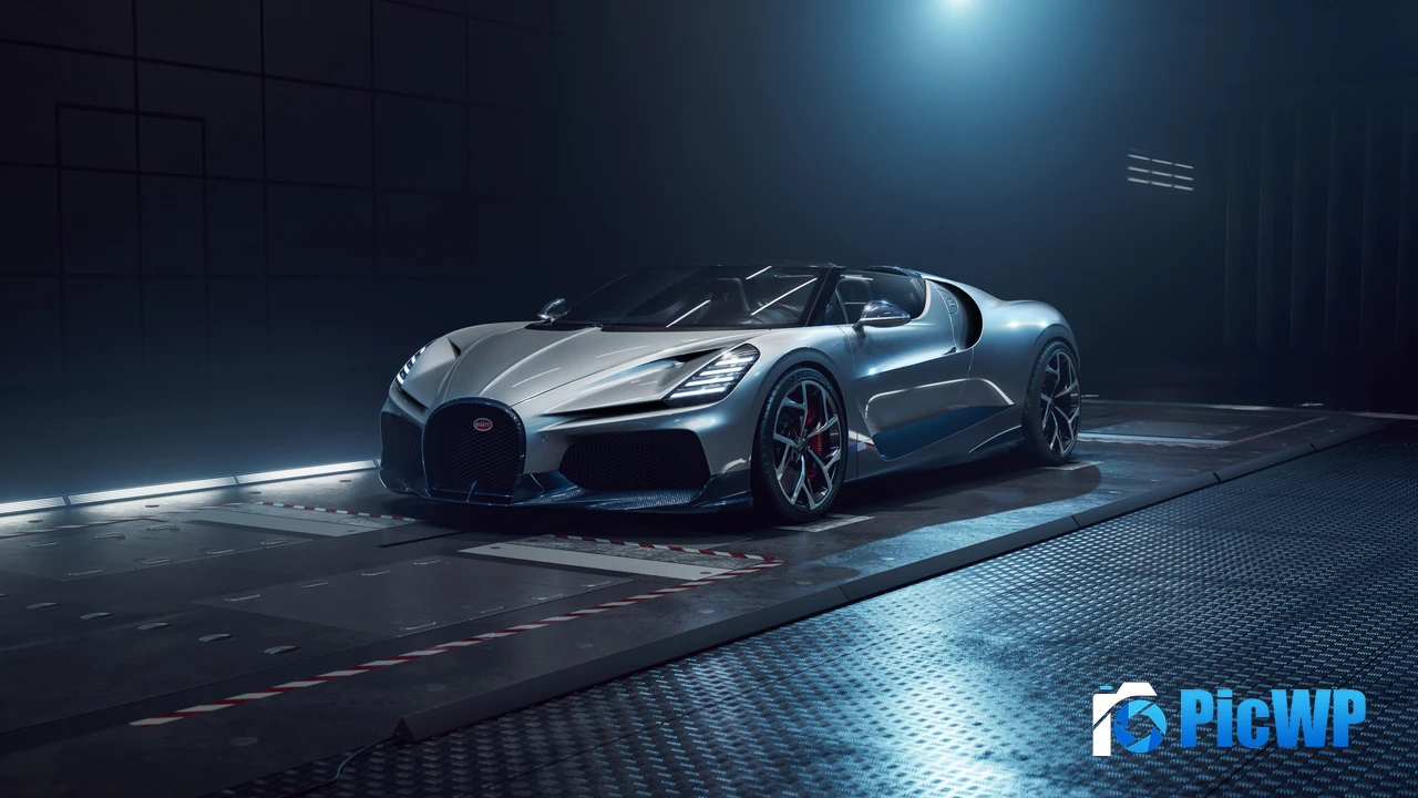 Bugatti W16 Mistral Luxury sports car 4K PC Wallpaper