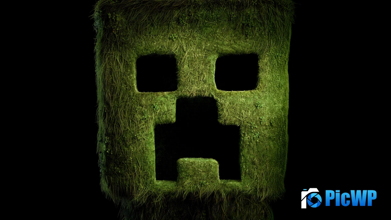 A Minecraft Movie Creeper 4K PC Wallpaper