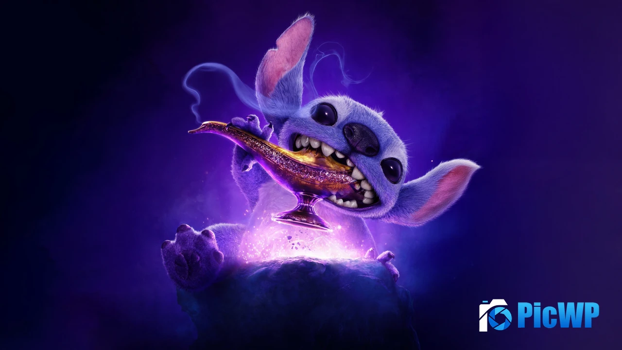 Liloamp Stitch Aladdin 4K PC Wallpaper