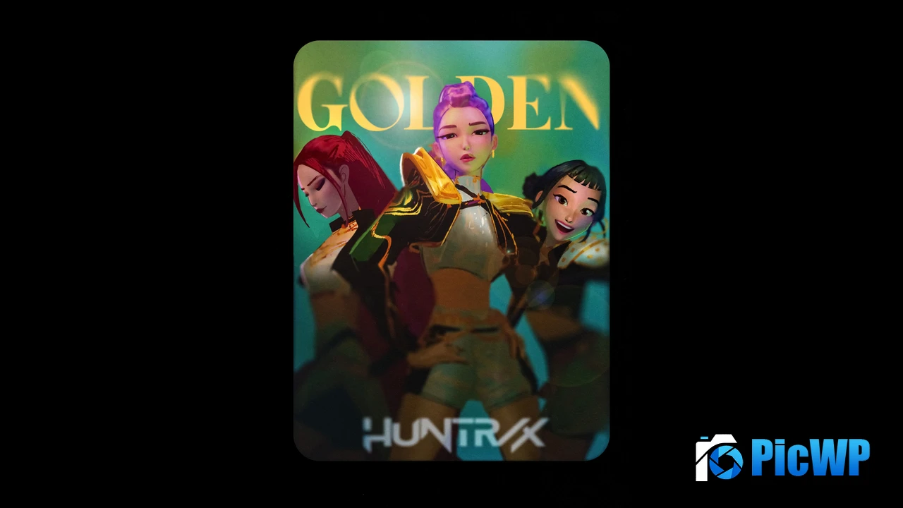 Golden KPop Demon Hunters 4K PC Wallpaper