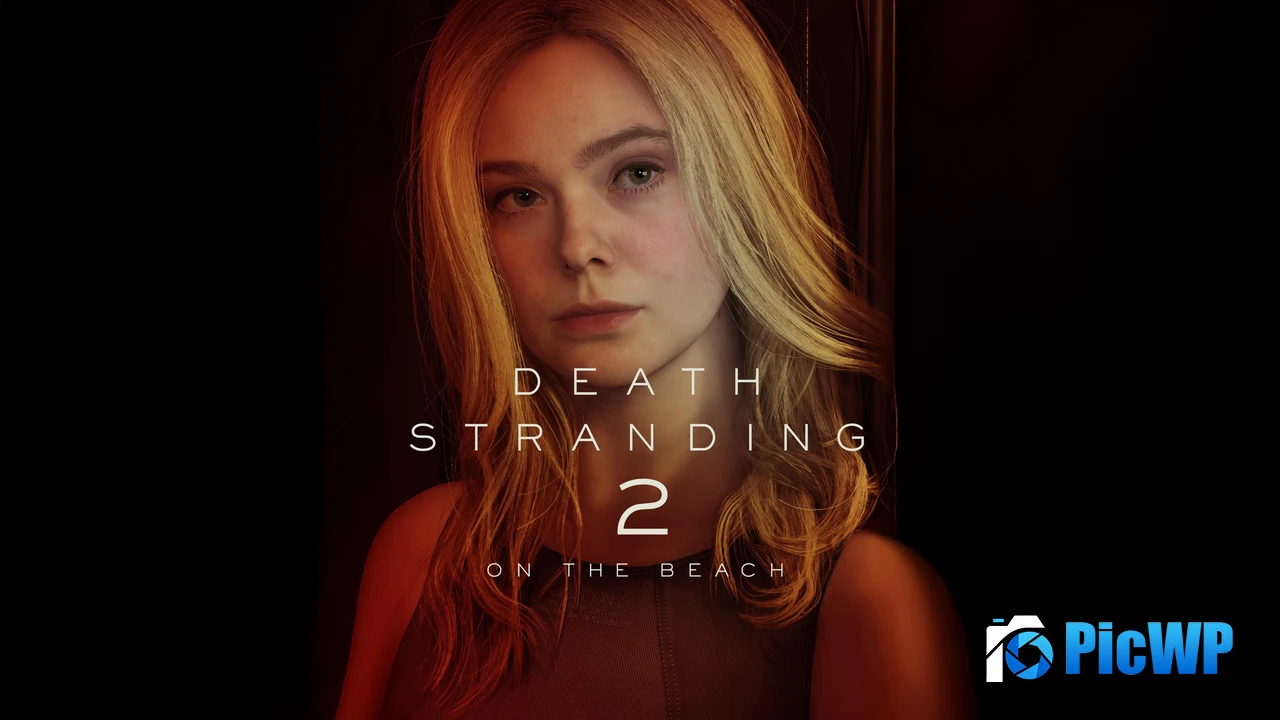 Death Stranding 2: On the Beach Elle Fanning 4K PC Wallpaper