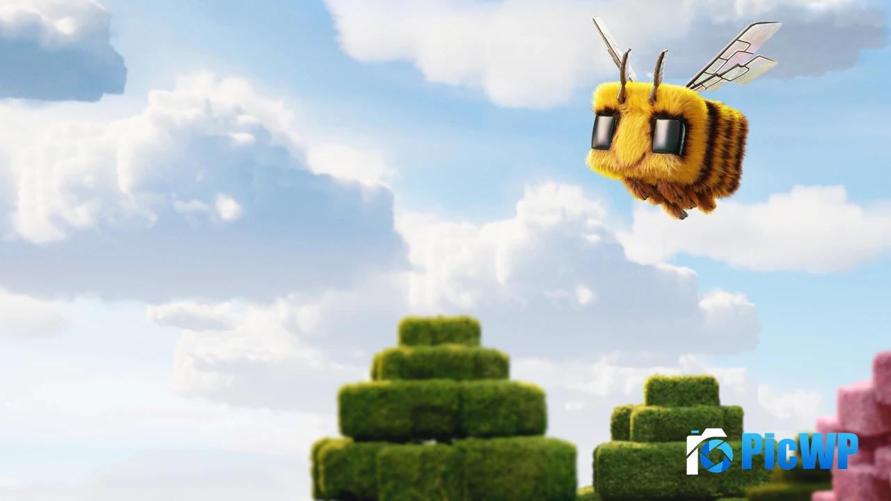 Bee A Minecraft Movie 4K PC Wallpaper