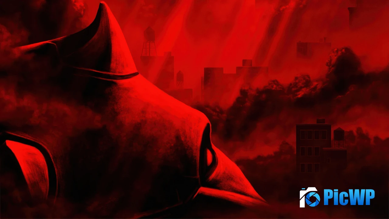 Daredevil: Born Again Red 4K PC Wallpaper