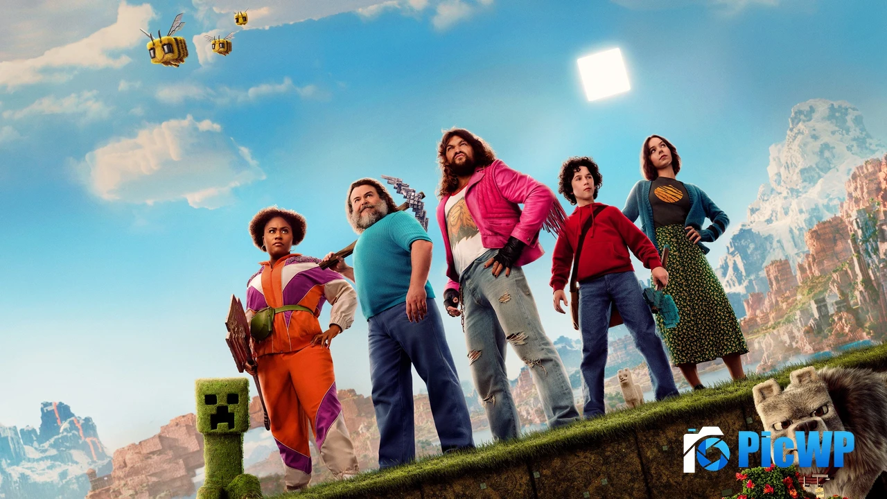 A Minecraft Movie Poster 4K PC Wallpaper