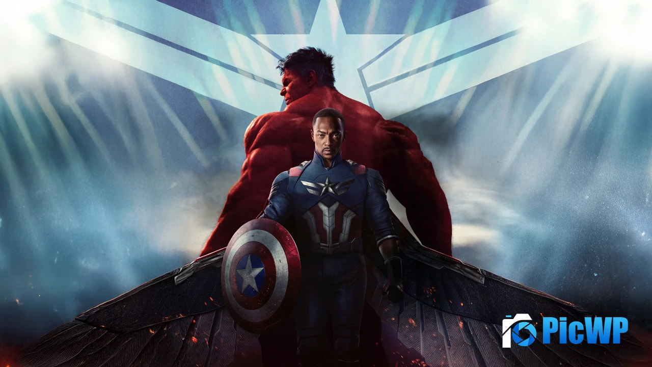 Red Hulk vs Sam Wilson 4K PC Wallpaper