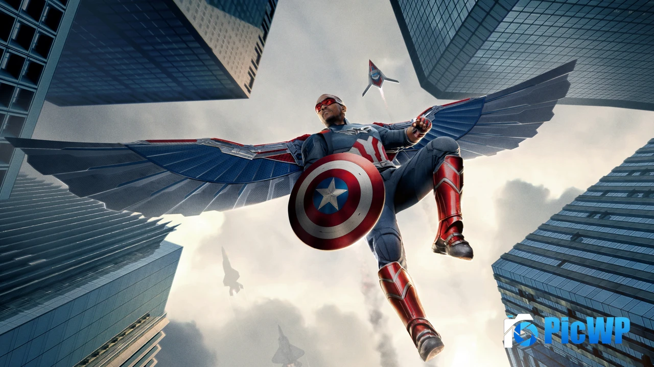Captain America: Brave New World Vertical 4K PC Wallpaper