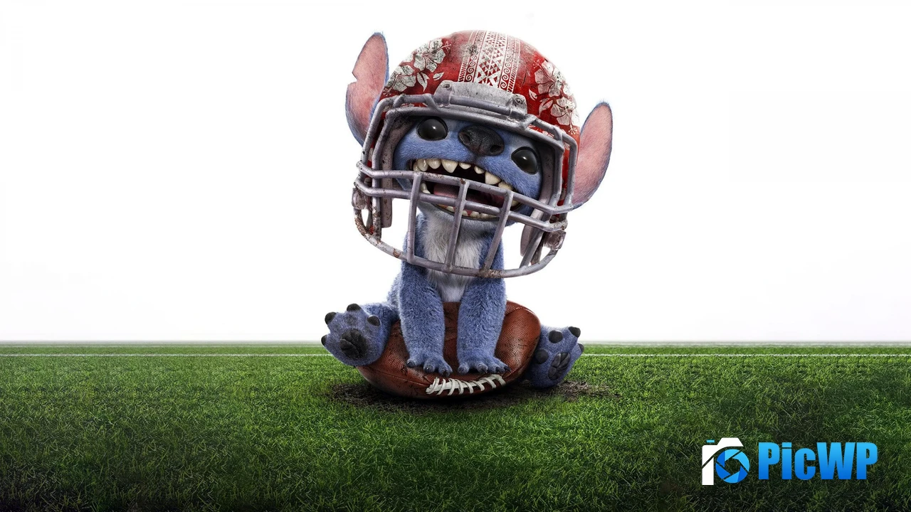 Liloamp Stitch Super Bowl 4K PC Wallpaper