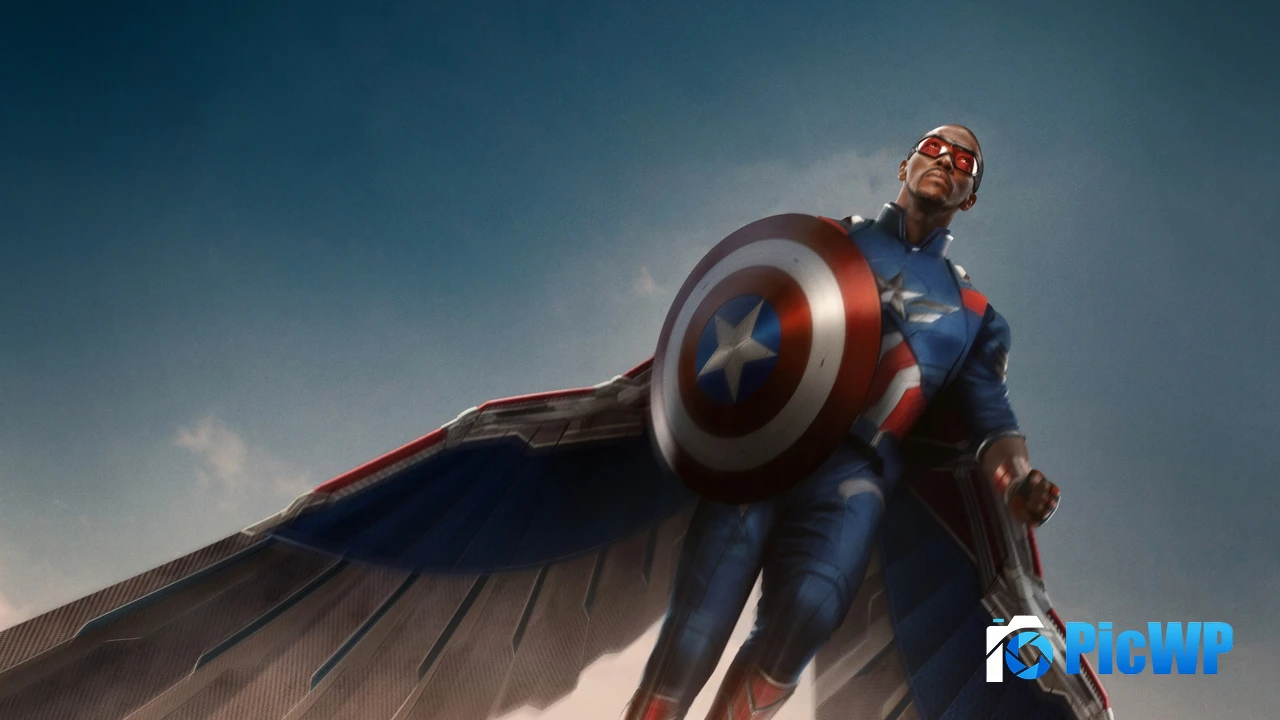 Anthony Mackie Captain America: Brave New World 4K PC Wallpaper