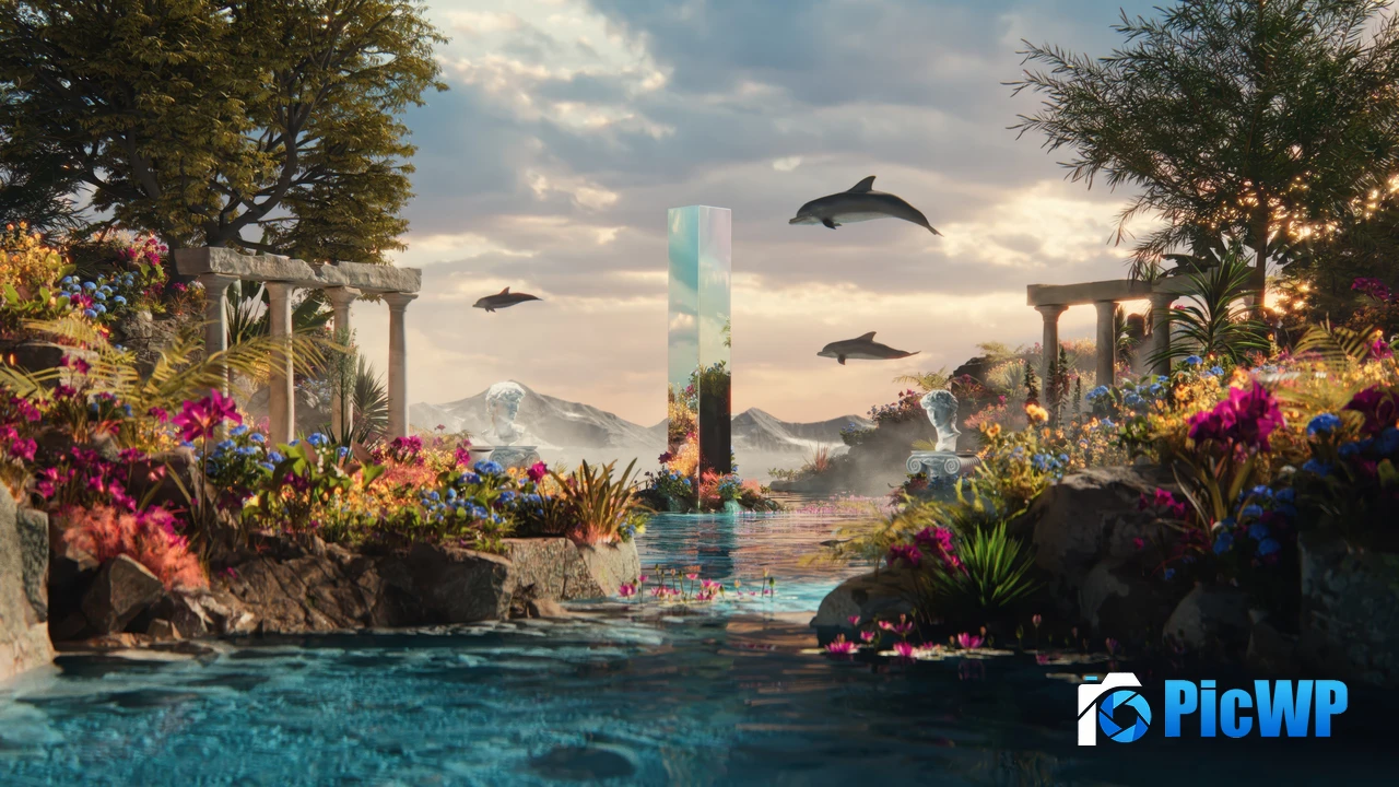 Surreal Paradise 4K PC Wallpaper