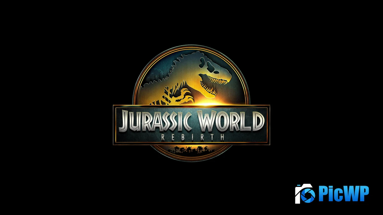 Jurassic World Rebirth Black background 4K PC Wallpaper