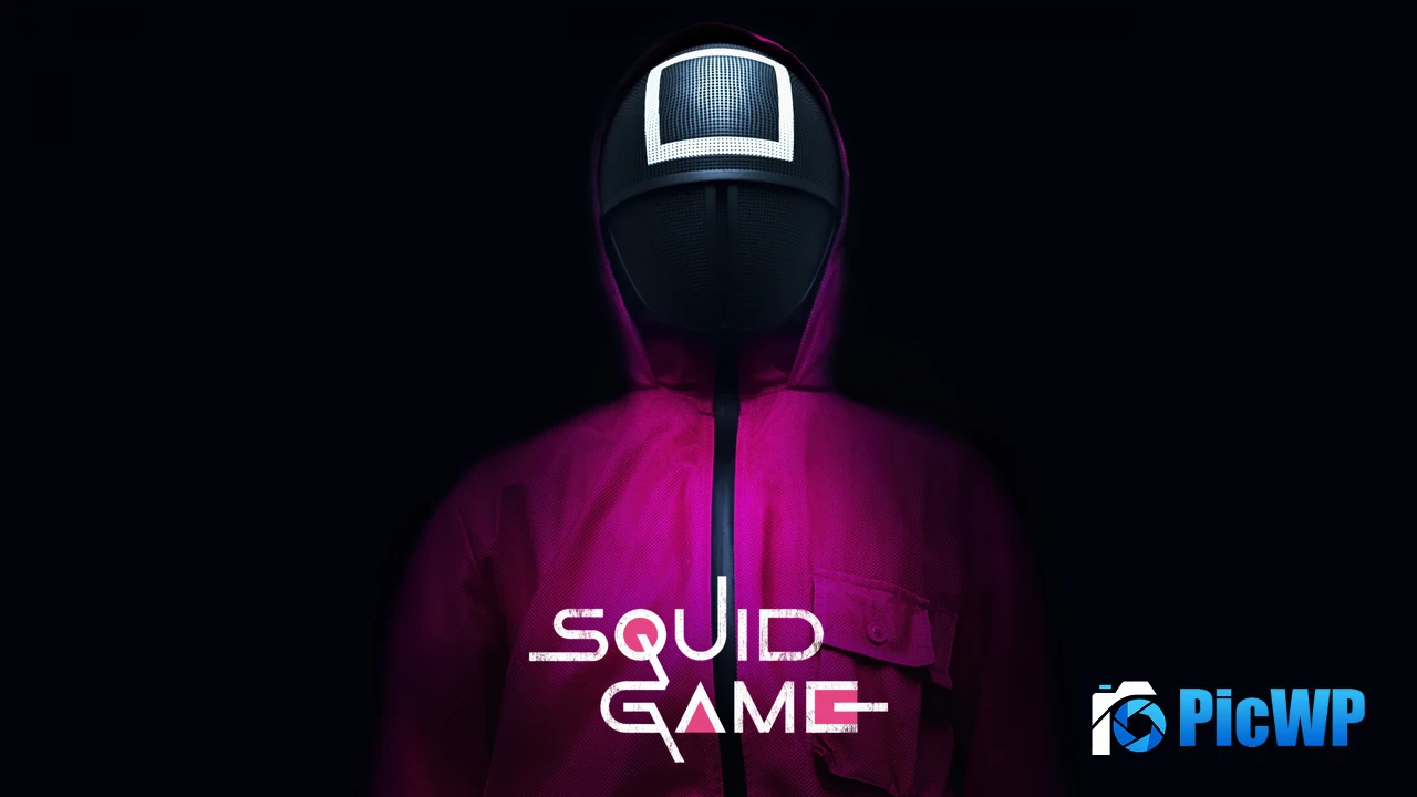Squid Game Square mask 4K PC Wallpaper