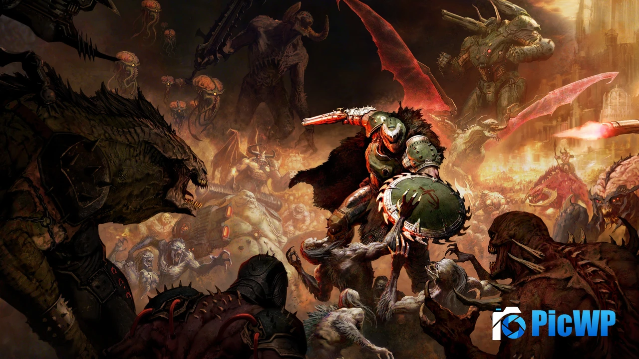 Doom Slayer DOOM: The Dark Ages 4K PC Wallpaper
